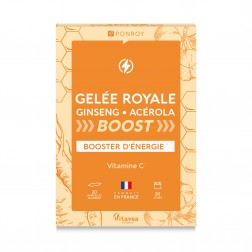 Ampoules de Gelée royale - Ginseng - Acérola BOOST